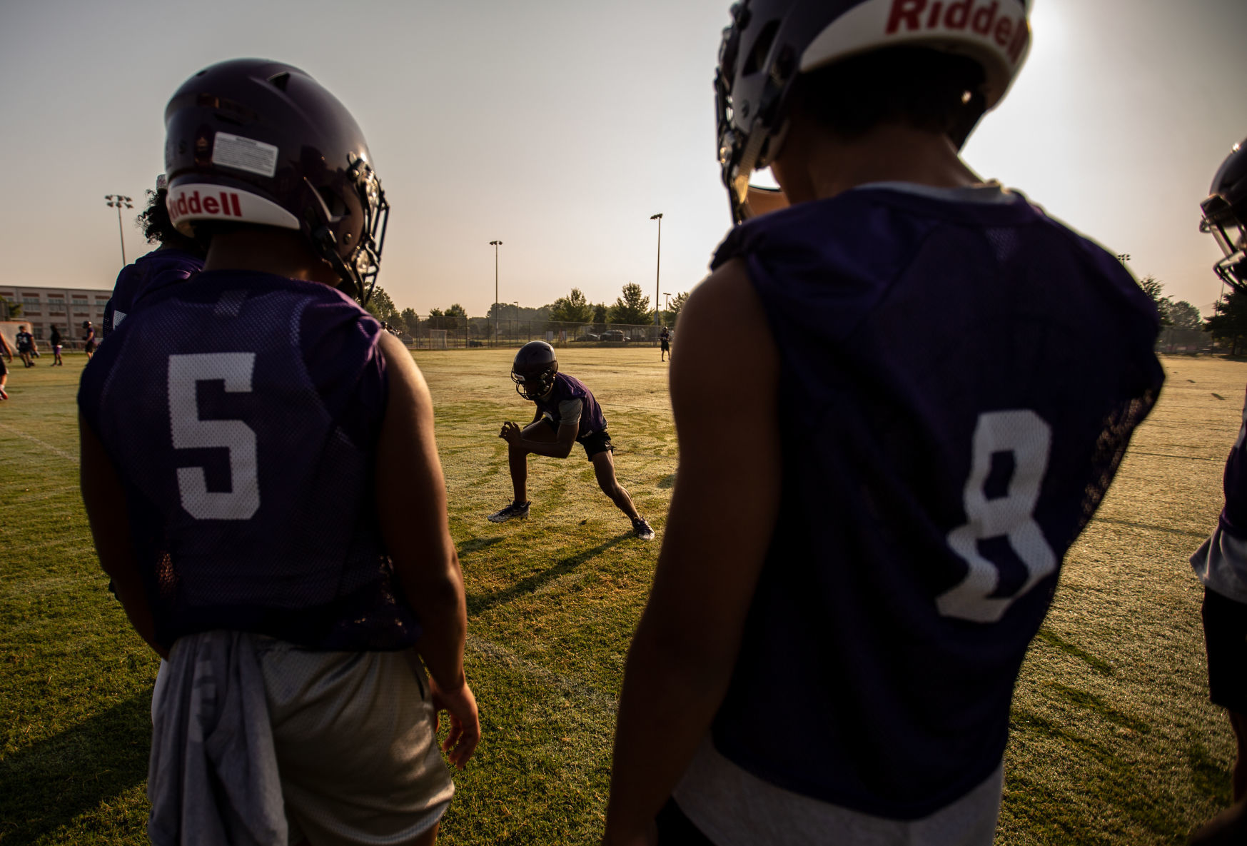First day of football practice